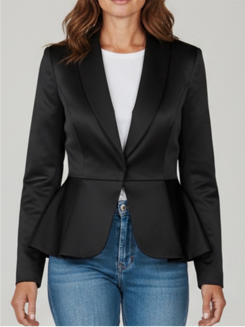NWOT White House Black Market Peplum Blazer
